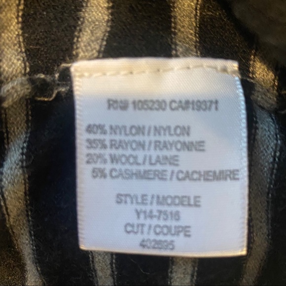 JOIE black and white striped cardigan - Picture 6 of 7